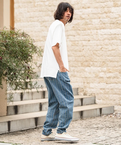 CAMBIO(カンビオ)の「mt10481- フェイクレイヤードTシャツ(Tシャツ/カットソー・メンズ・グレー/ホワイト/ブラック・XL/L/M)」の13枚目の写真