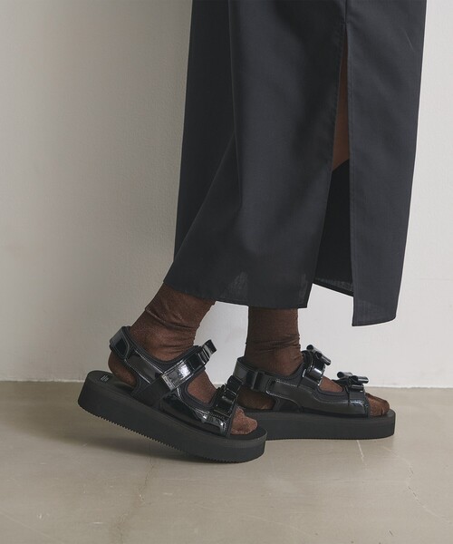 suicoke(スイコック)の「【別注】<SUICOKE>WAS リボン サンダル(サンダル・レディース・ブラック・4/5/6/7)」の9枚目の写真