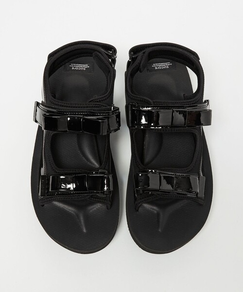 suicoke(スイコック)の「【別注】<SUICOKE>WAS リボン サンダル(サンダル・レディース・ブラック・4/5/6/7)」の3枚目の写真