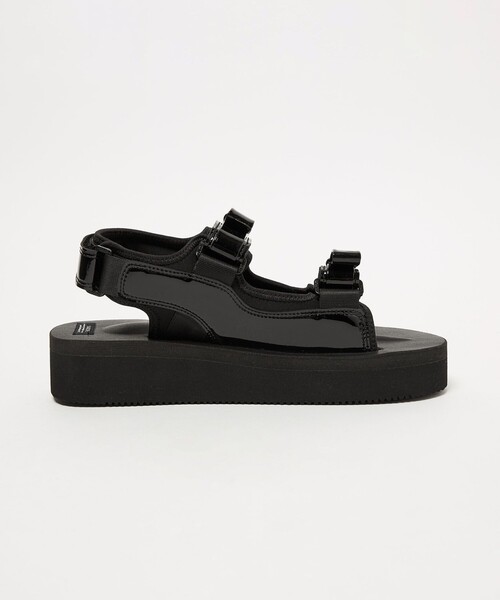 suicoke(スイコック)の「【別注】<SUICOKE>WAS リボン サンダル(サンダル・レディース・ブラック・4/5/6/7)」の2枚目の写真