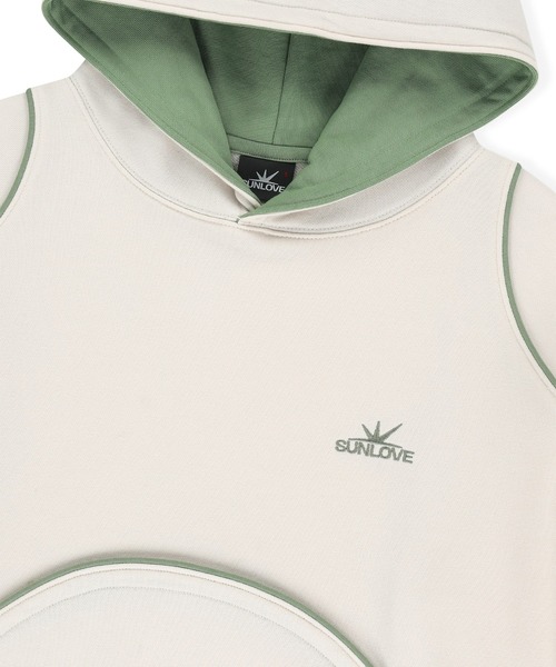 SUNLOVE（サンラブ）の「Crescent Hoodie（パーカー・レディース・チャコール/アイボリー/ブラウン系その他・S/M/L/XL）」の5枚目の写真
