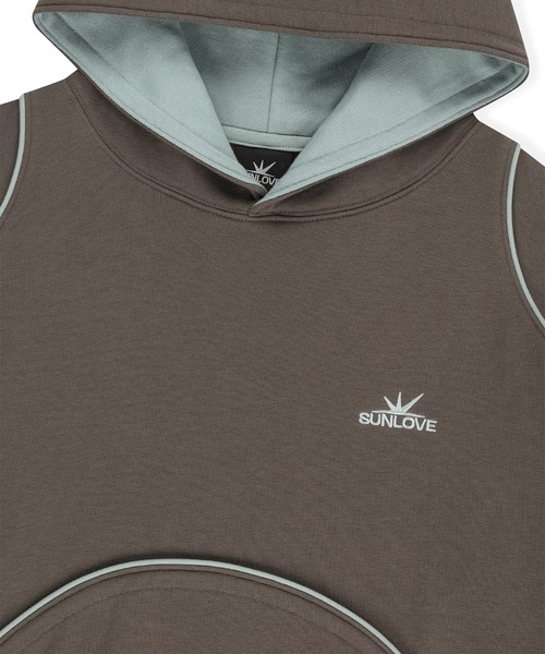 SUNLOVE（サンラブ）の「Crescent Hoodie（パーカー・レディース・チャコール/アイボリー/ブラウン系その他・S/M/L/XL）」の15枚目の写真