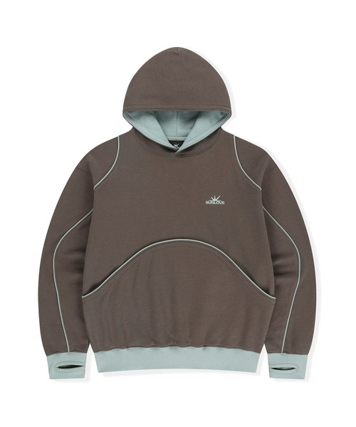 SUNLOVE（サンラブ）の「Crescent Hoodie（パーカー・レディース・チャコール/アイボリー/ブラウン系その他・S/M/L/XL）」の21枚目の写真
