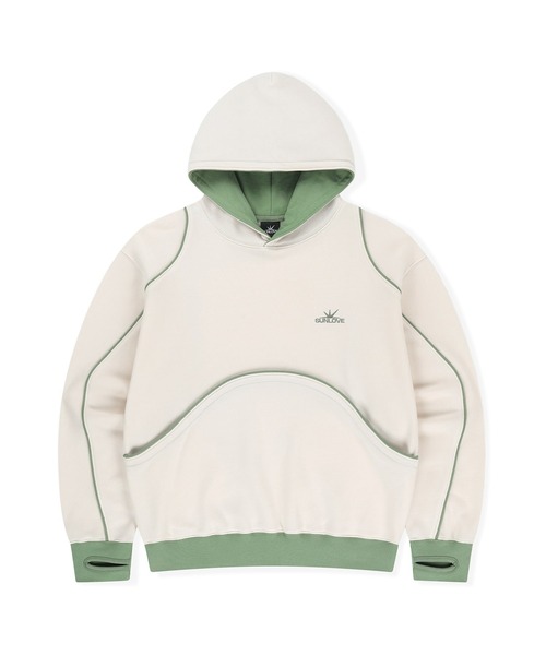 SUNLOVE（サンラブ）の「Crescent Hoodie（パーカー・レディース・チャコール/アイボリー/ブラウン系その他・S/M/L/XL）」の19枚目の写真