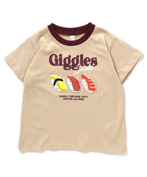 apres les cours(アプレレクール)の「バラエティかぎ針モチーフ半袖Tシャツ(Tシャツ/カットソー・キッズ・ベージュ/その他2/チャコール/ドット/レッド・80/90/100/110/120/130/140)」の6枚目の写真