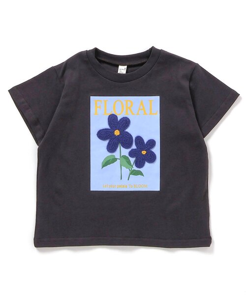 apres les cours(アプレレクール)の「バラエティかぎ針モチーフ半袖Tシャツ(Tシャツ/カットソー・キッズ・ベージュ/その他2/チャコール/ドット/レッド・80/90/100/110/120/130/140)」の21枚目の写真