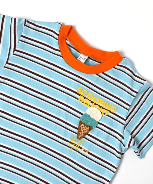 apres les cours(アプレレクール)の「バラエティかぎ針モチーフ半袖Tシャツ(Tシャツ/カットソー・キッズ・ベージュ/その他2/チャコール/ドット/レッド・80/90/100/110/120/130/140)」の18枚目の写真