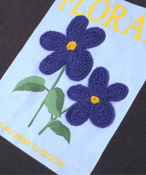 apres les cours(アプレレクール)の「バラエティかぎ針モチーフ半袖Tシャツ(Tシャツ/カットソー・キッズ・ベージュ/その他2/チャコール/ドット/レッド・80/90/100/110/120/130/140)」の16枚目の写真