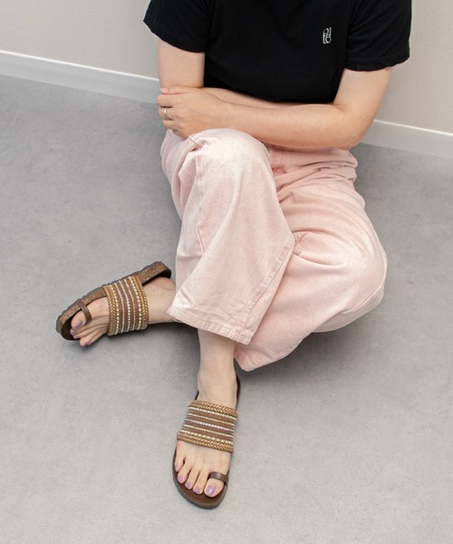 ITALIAN SHOEMAKERS(イタリアンシューメーカー)の「【ITALIAN SHOEMAKERS】トゥリングフラットサンダル(962335)(サンダル・レディース・ブラウン/ベージュ/ブラック・36/35/37/39/38)」の13枚目の写真