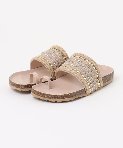 ITALIAN SHOEMAKERS(イタリアンシューメーカー)の「【ITALIAN SHOEMAKERS】トゥリングフラットサンダル(962335)(サンダル・レディース・ブラウン/ベージュ/ブラック・36/35/37/39/38)」の6枚目の写真
