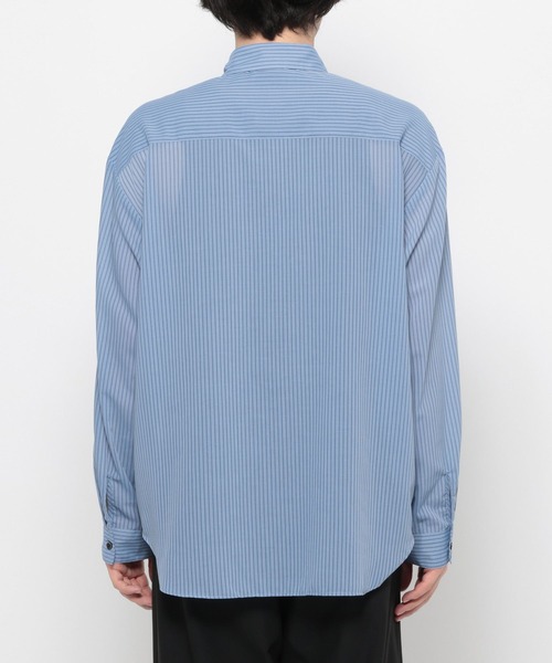 RAGEBLUE(レイジブルー)の「Sheer Stripe Shirt / シアーストライプシャツ(シャツ/ブラウス・メンズ・その他5/ライトブルー・MEDIUM/LARGE)」の22枚目の写真