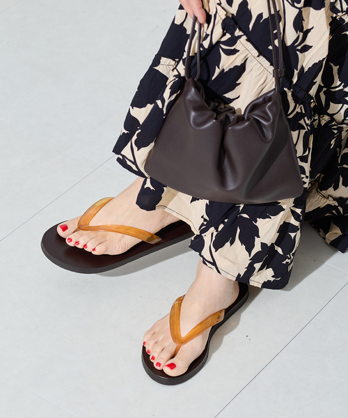 ANCIENT GREEK SANDALS（エンシェントグリークサンダルズ）の「ANCIENT GREEK SANDALS SAIONARA JELLY サンダル 12245_1148（サンダル・レディース・キャメル・36/39/38/37）」の2枚目の写真