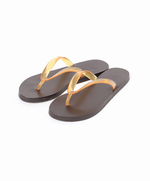 ANCIENT GREEK SANDALS（エンシェントグリークサンダルズ）の「ANCIENT GREEK SANDALS SAIONARA JELLY サンダル 12245_1148（サンダル・レディース・キャメル・36/39/38/37）」の3枚目の写真