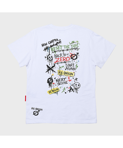 ARTISTWEAR（アーティストウェア）の「[ATW] ネクストシーン 半袖Tシャツ - 2COLOR（Tシャツ/カットソー・レディース・ホワイト/ブラック・LARGE/X-LARGE/XX-LARGE/XXXX-LARGE/SMALL/MEDIUM）」の2枚目の写真