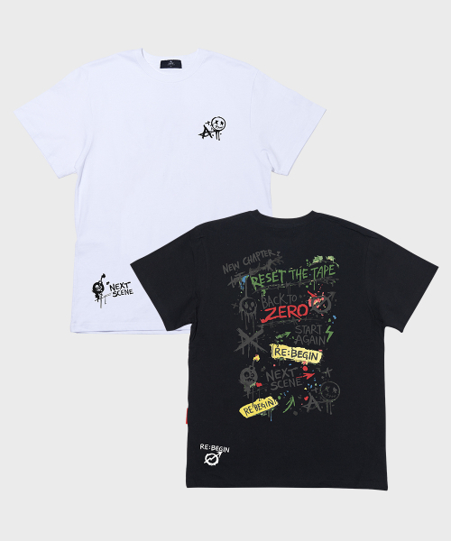 ARTISTWEAR（アーティストウェア）の「[ATW] ネクストシーン 半袖Tシャツ - 2COLOR（Tシャツ/カットソー・レディース・ホワイト/ブラック・LARGE/X-LARGE/XX-LARGE/XXXX-LARGE/SMALL/MEDIUM）」の7枚目の写真