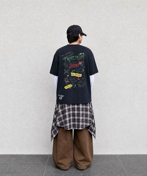 ARTISTWEAR（アーティストウェア）の「[ATW] ネクストシーン 半袖Tシャツ - 2COLOR（Tシャツ/カットソー・レディース・ホワイト/ブラック・LARGE/X-LARGE/XX-LARGE/XXXX-LARGE/SMALL/MEDIUM）」の8枚目の写真