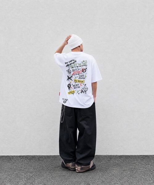 ARTISTWEAR（アーティストウェア）の「[ATW] ネクストシーン 半袖Tシャツ - 2COLOR（Tシャツ/カットソー・レディース・ホワイト/ブラック・LARGE/X-LARGE/XX-LARGE/XXXX-LARGE/SMALL/MEDIUM）」の9枚目の写真