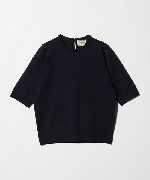 UNITED ARROWS（ユナイテッドアローズ）の「レディー フラワー ビジュー ニット（ニット/セーター・レディース・ネイビー/ブラック/ダークグレー・FREE）」の15枚目の写真