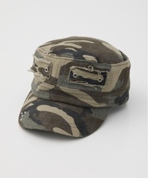 SLY（スライ）の「EYELET MILITARY CAP アイレットミリタリーキャップ 春服 夏服（キャップ）」
