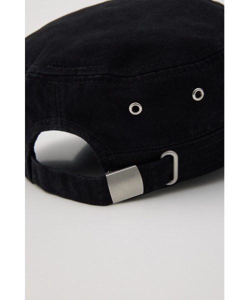 SLY(スライ)の「EYELET MILITARY CAP アイレットミリタリーキャップ 春服 夏服(キャップ・レディース・ブラック/カーキ・FREE)」の7枚目の写真