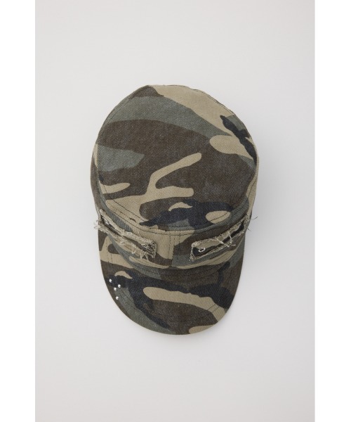 SLY(スライ)の「EYELET MILITARY CAP アイレットミリタリーキャップ 春服 夏服(キャップ・レディース・ブラック/カーキ・FREE)」の14枚目の写真