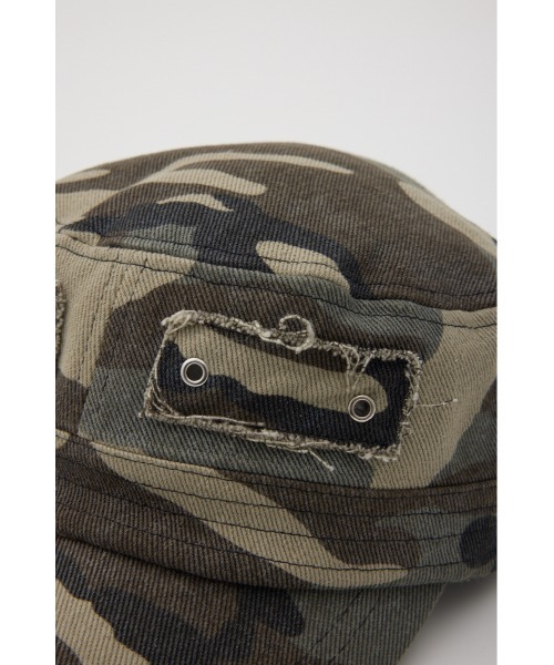 SLY(スライ)の「EYELET MILITARY CAP アイレットミリタリーキャップ 春服 夏服(キャップ・レディース・ブラック/カーキ・FREE)」の17枚目の写真