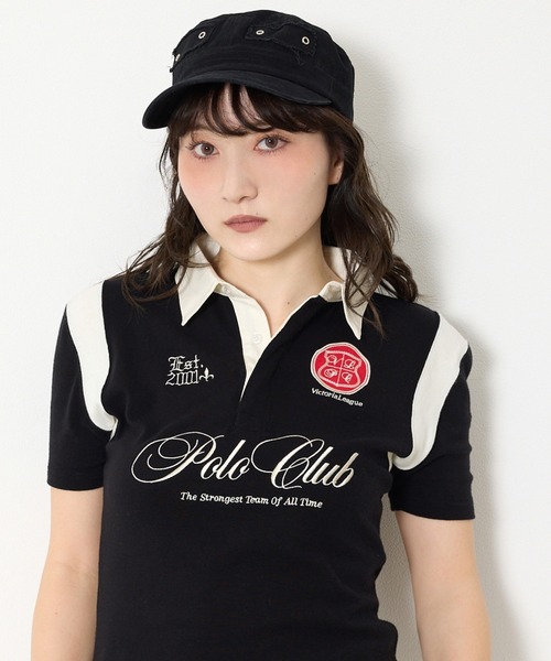 SLY(スライ)の「EYELET MILITARY CAP アイレットミリタリーキャップ 春服 夏服(キャップ・レディース・ブラック/カーキ・FREE)」の21枚目の写真