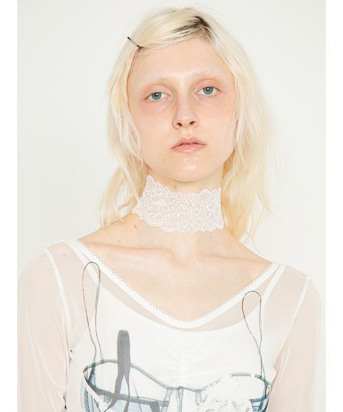 SORIN(ソリン )の「Bra Printed Bodysuit/ブラプリント ボディスーツ(Tシャツ/カットソー・レディース・ホワイト・38)」の9枚目の写真