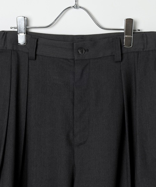 BAYFLOW（ベイフロー）の「【EF(エフ)】ツイードワイドパンツ(MEN)（その他パンツ・メンズ・ベージュ/チャコール・MEDIUM/LARGE）」の5枚目の写真