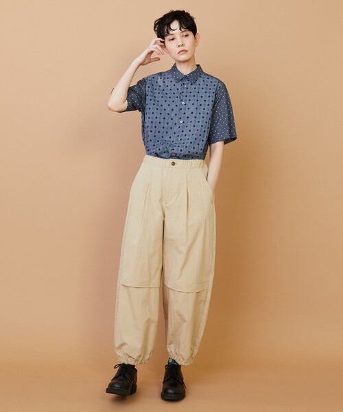 FRAPBOIS（フラボア）の「パシュート パンツ（その他パンツ・レディース・ネイビー/ベージュ/グリーン・2/1）」の13枚目の写真