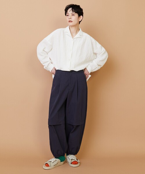 FRAPBOIS（フラボア）の「パシュート パンツ（その他パンツ・レディース・ネイビー/ベージュ/グリーン・2/1）」の17枚目の写真