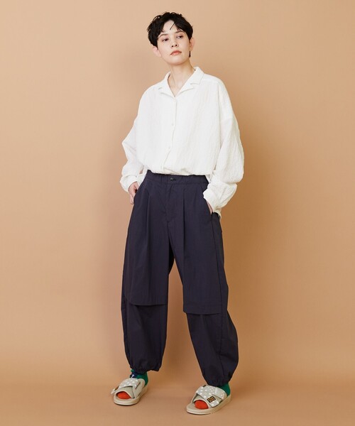 FRAPBOIS（フラボア）の「パシュート パンツ（その他パンツ・レディース・ネイビー/ベージュ/グリーン・2/1）」の18枚目の写真