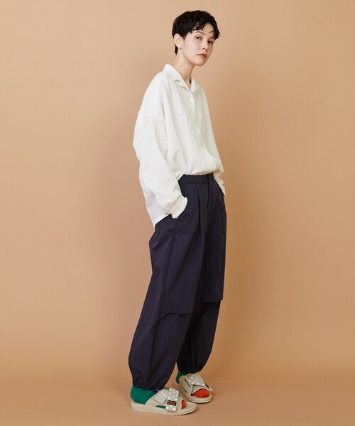 FRAPBOIS（フラボア）の「パシュート パンツ（その他パンツ・レディース・ネイビー/ベージュ/グリーン・2/1）」の19枚目の写真