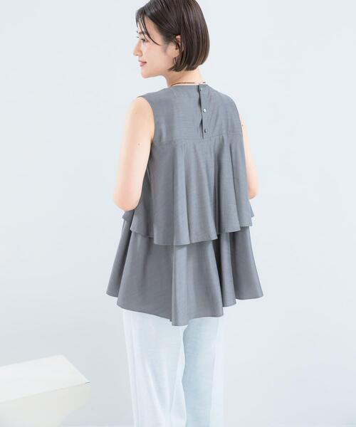 URBAN RESEARCH ROSSO WOMEN（アーバンリサーチ　ロッソ）の「レイヤードフレアブラウス（シャツ/ブラウス・レディース・ブラック系その他/ブルー/ピンク系その他・FREE）」の20枚目の写真