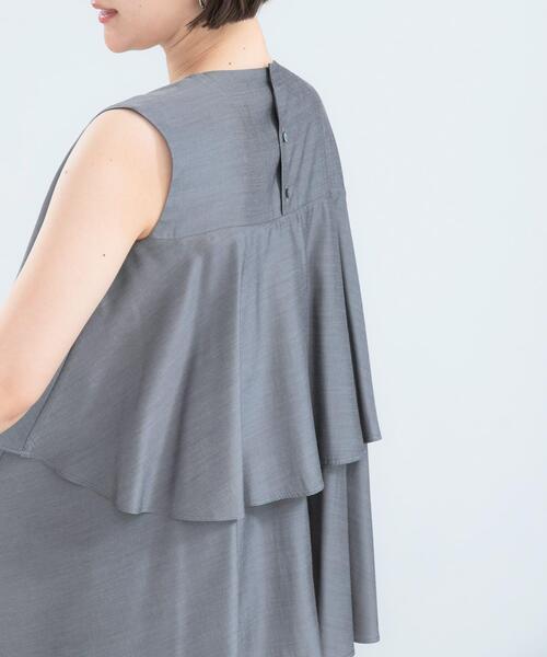 URBAN RESEARCH ROSSO WOMEN(アーバンリサーチ ロッソ)の「レイヤードフレアブラウス(シャツ/ブラウス・レディース・ブラック系その他/ブルー/ピンク系その他・FREE)」の20枚目の写真