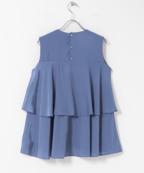 URBAN RESEARCH ROSSO WOMEN(アーバンリサーチ ロッソ)の「レイヤードフレアブラウス(シャツ/ブラウス・レディース・ブラック系その他/ブルー/ピンク系その他・FREE)」の11枚目の写真