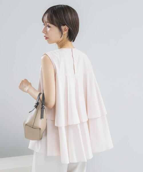 URBAN RESEARCH ROSSO WOMEN（アーバンリサーチ　ロッソ）の「レイヤードフレアブラウス（シャツ/ブラウス・レディース・ブラック系その他/ブルー/ピンク系その他・FREE）」の13枚目の写真