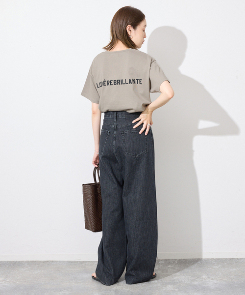 SLOBE IENA（スローブイエナ）の「LE DENIM ライトカーブバギーデニムパンツ（デニムパンツ・レディース・ブラック/ホワイト・38/36）」の12枚目の写真