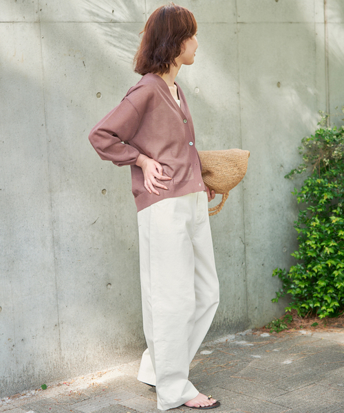 SLOBE IENA（スローブイエナ）の「LE DENIM ライトカーブバギーデニムパンツ（デニムパンツ・レディース・ブラック/ホワイト・38/36）」の18枚目の写真