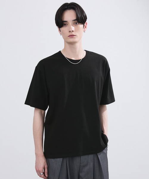LUENNA（ルエナ）の「【LUENNA】Basic Crew Neck Short Sleeve T-Shirt / ベーシッククルーネック半袖Tシャツ（Tシャツ/カットソー・メンズ・ネイビー/ブラック/ホワイト/ネイビー系1・S/M/L）」の14枚目の写真