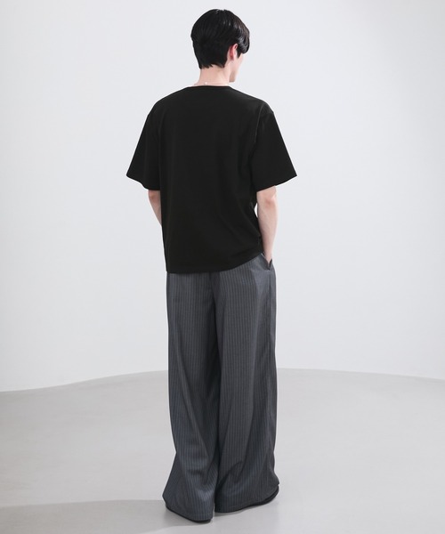 LUENNA（ルエナ）の「【LUENNA】Basic Crew Neck Short Sleeve T-Shirt / ベーシッククルーネック半袖Tシャツ（Tシャツ/カットソー・メンズ・ネイビー/ブラック/ホワイト/ネイビー系1・S/M/L）」の21枚目の写真