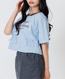 algy | レースアップ半袖Tシャツ(Tシャツ/カットソー)