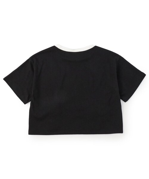 algy（アルジー）の「レースアップ半袖Tシャツ（Tシャツ/カットソー・キッズ・オフホワイト/サックスブルー/ブラック・140/130/160/150）」の11枚目の写真