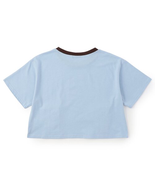 algy（アルジー）の「レースアップ半袖Tシャツ（Tシャツ/カットソー・キッズ・オフホワイト/サックスブルー/ブラック・140/130/160/150）」の13枚目の写真