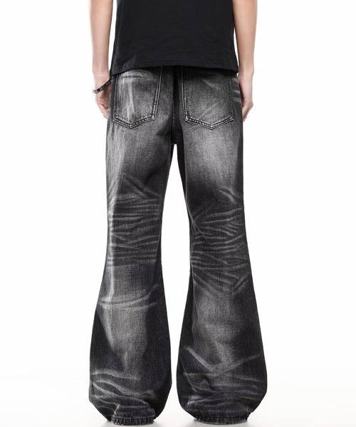 Ressaca（レサーカ）の「フロントボタンフレアデニムパンツ（デニムパンツ・メンズ・ブラック・L/M/XL）」の19枚目の写真
