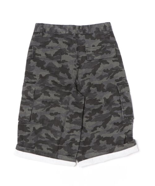 HOOK(フック)の「HOOK カモフラ ワイドカーゴハーフパンツ (SS)(カーゴパンツ・メンズ・マルチ・L/M/S)」の22枚目の写真