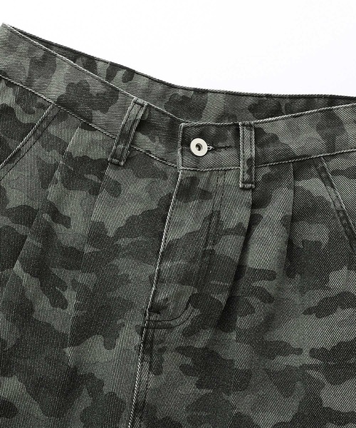 HOOK(フック)の「HOOK カモフラ ワイドカーゴハーフパンツ (SS)(カーゴパンツ・メンズ・マルチ・L/M/S)」の13枚目の写真