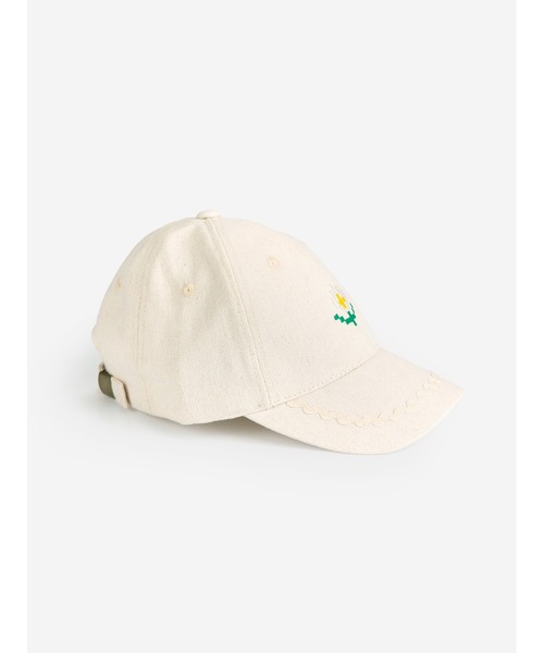 BOBO CHOSES(ボボショーズ)の「Pixel Daisy twill cap(キャップ・レディース・オフホワイト・58cm)」の3枚目の写真