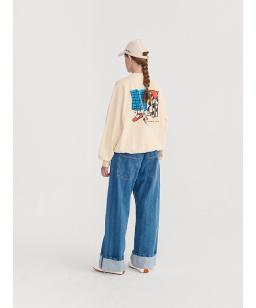 BOBO CHOSES(ボボショーズ)の「Pixel Daisy twill cap(キャップ・レディース・オフホワイト・58cm)」の5枚目の写真