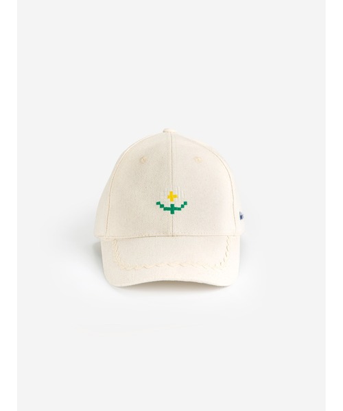 BOBO CHOSES(ボボショーズ)の「Pixel Daisy twill cap(キャップ・レディース・オフホワイト・58cm)」の10枚目の写真